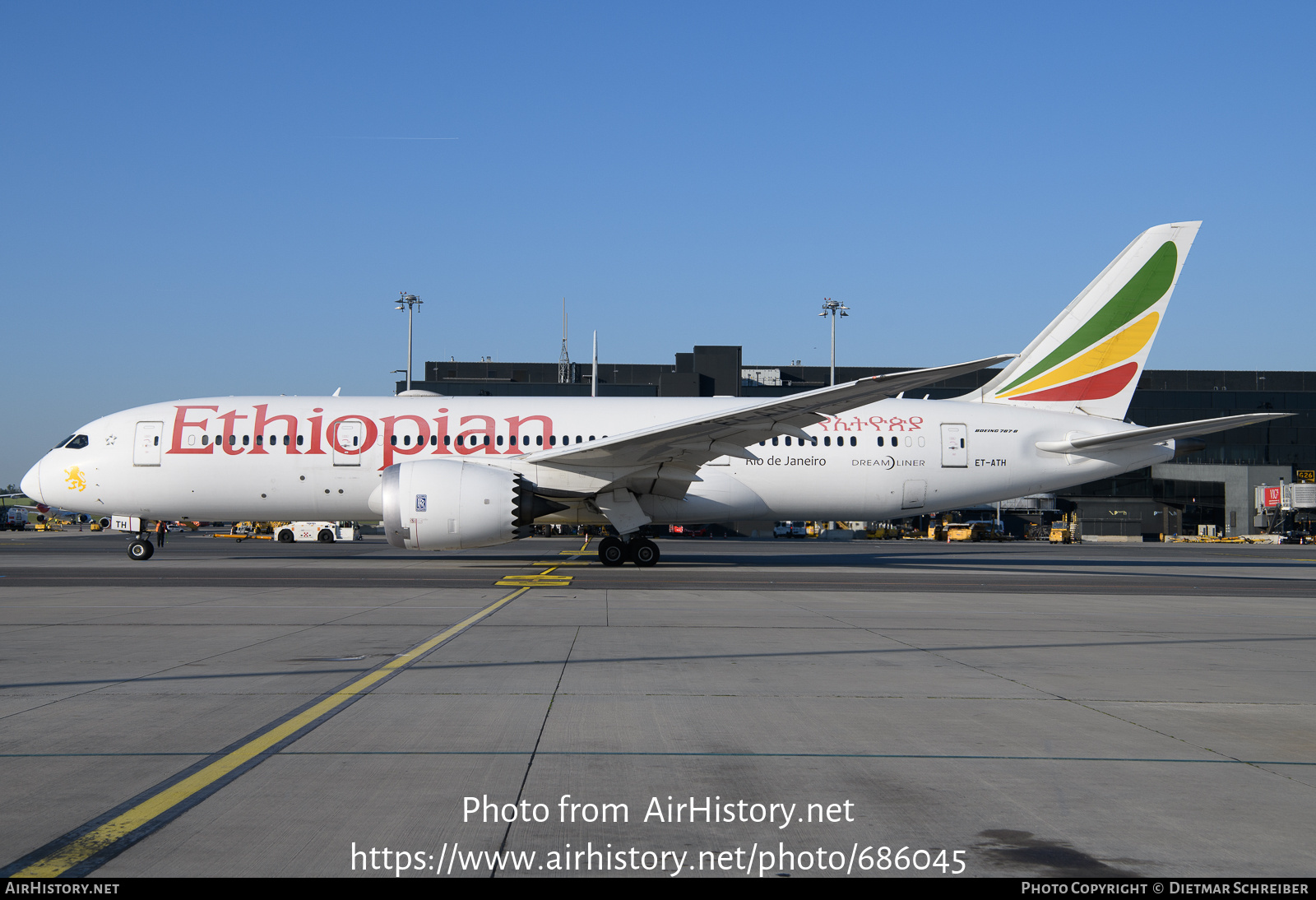 Aircraft Photo of ET-ATH | Boeing 787-8 Dreamliner | Ethiopian Airlines | AirHistory.net #686045