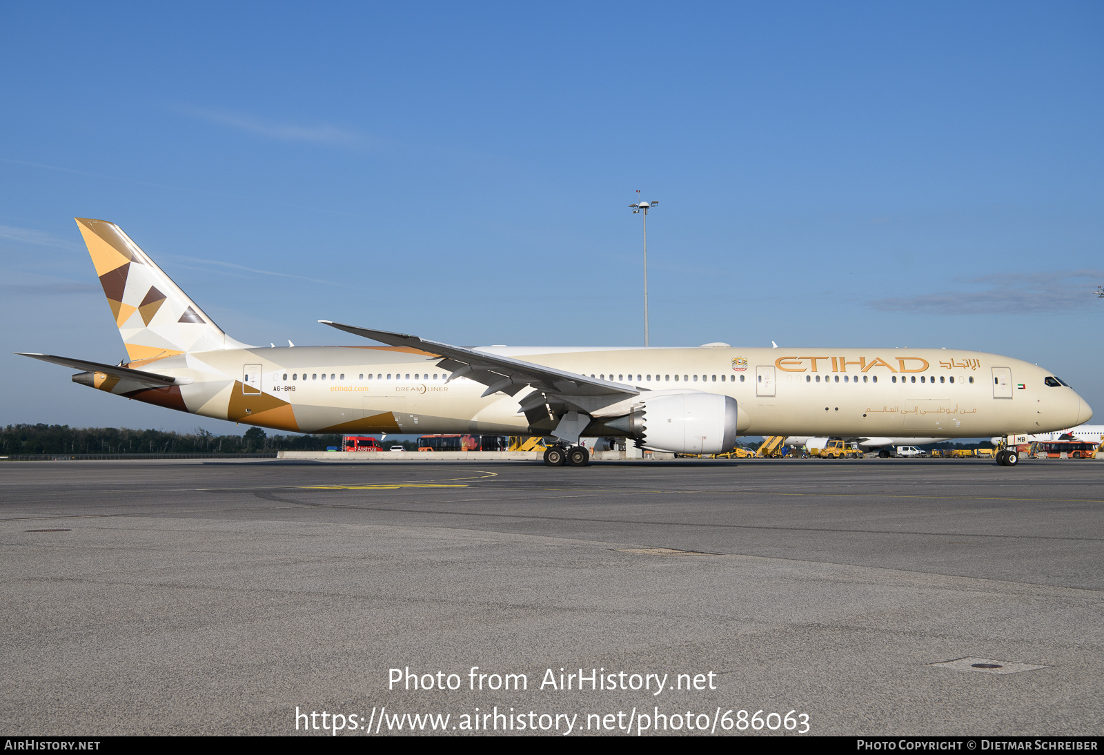 Aircraft Photo of A6-BMB | Boeing 787-10 Dreamliner | Etihad Airways | AirHistory.net #686063