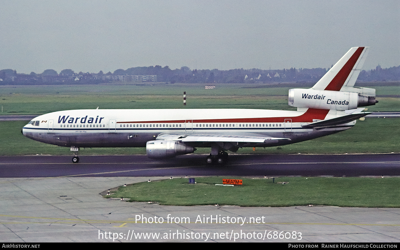 Aircraft Photo of C-GXRC | McDonnell Douglas DC-10-30 | Wardair Canada | AirHistory.net #686083