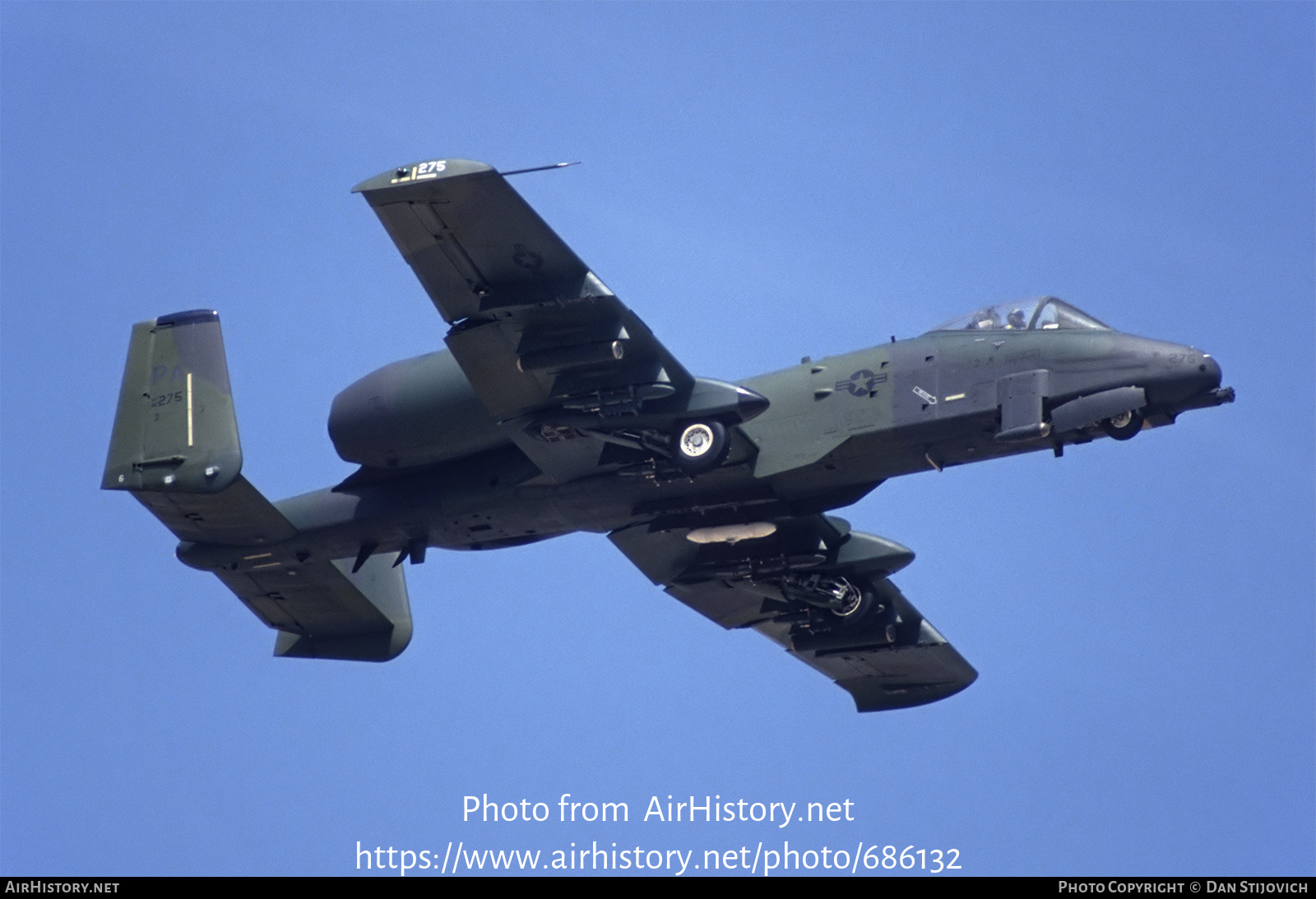 Aircraft Photo of 80-0275 / AF80-275 | Fairchild OA-10A Thunderbolt II | USA - Air Force | AirHistory.net #686132