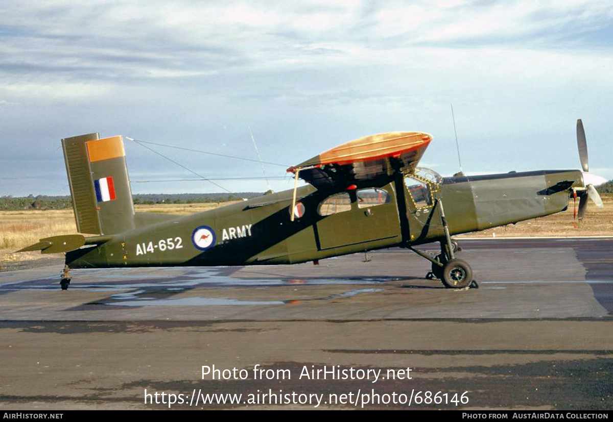 Aircraft Photo of A14-652 | Pilatus PC-6/B1-H2 Turbo Porter | Australia - Army | AirHistory.net #686146