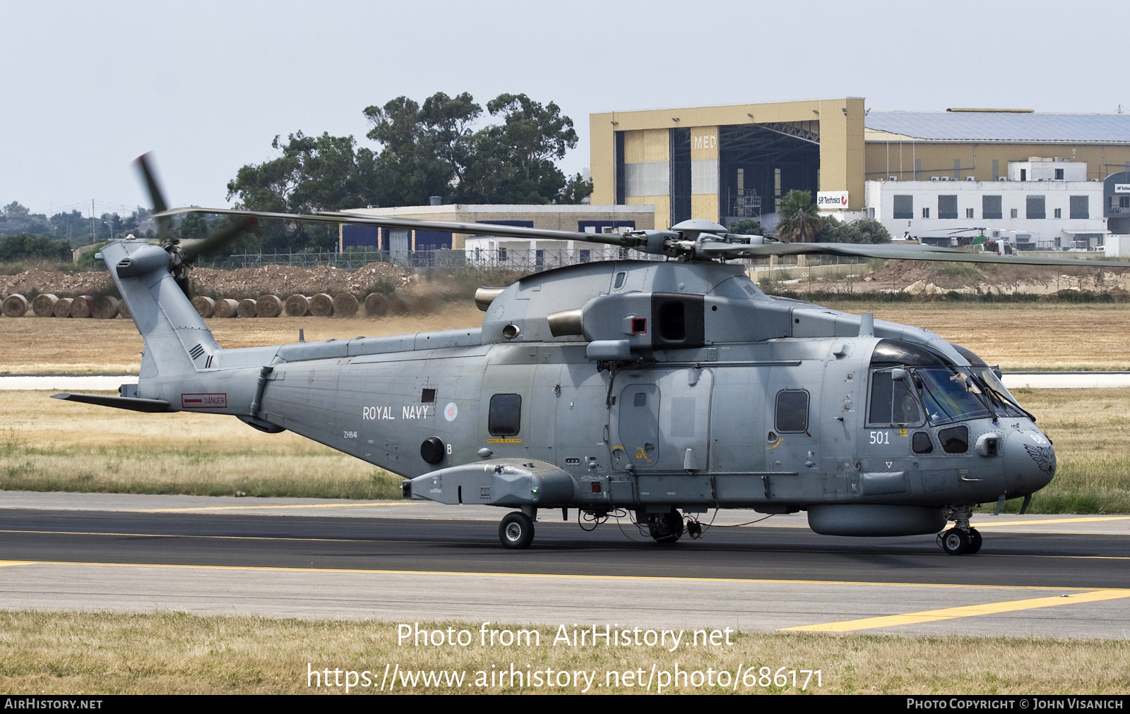 Aircraft Photo of ZH841 | EHI EH101-111 Merlin HM1 | UK - Navy | AirHistory.net #686171