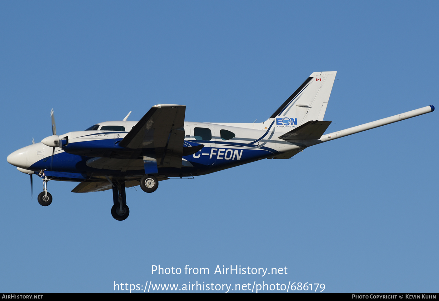 Aircraft Photo of C-FEON | Piper PA-31-310 Navajo B | EON Airborne | AirHistory.net #686179