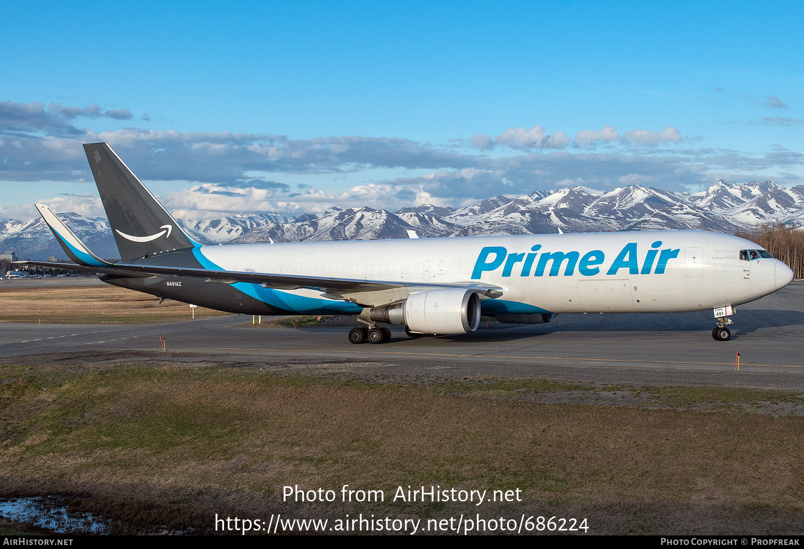 Aircraft Photo of N491AZ | Boeing 767-323/ER(BDSF) | Prime Air ...