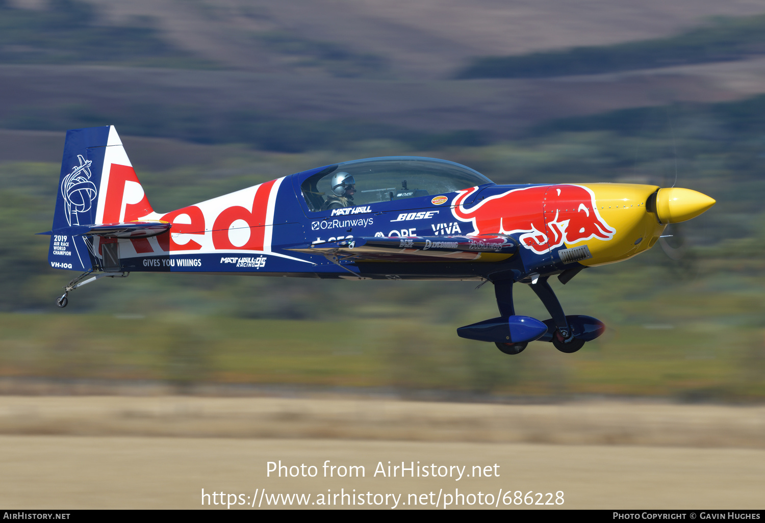 Aircraft Photo of VH-IOG | Extra EA-300L | Matt Hall Racing | AirHistory.net #686228