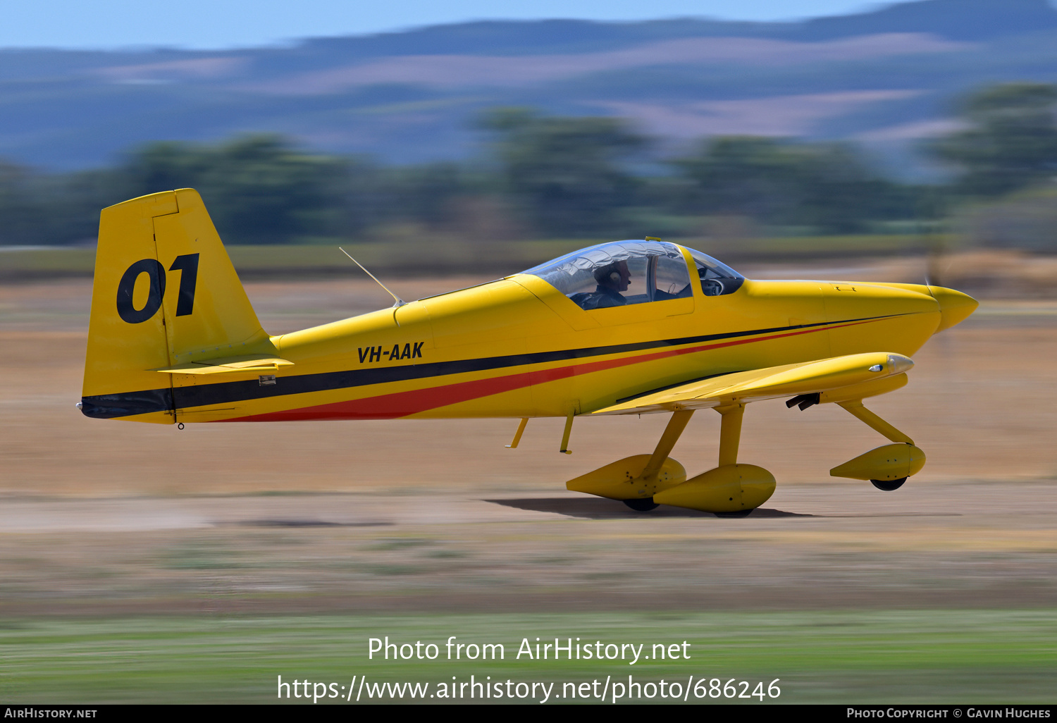 Aircraft Photo of VH-AAK | Van's RV-7 | AirHistory.net #686246