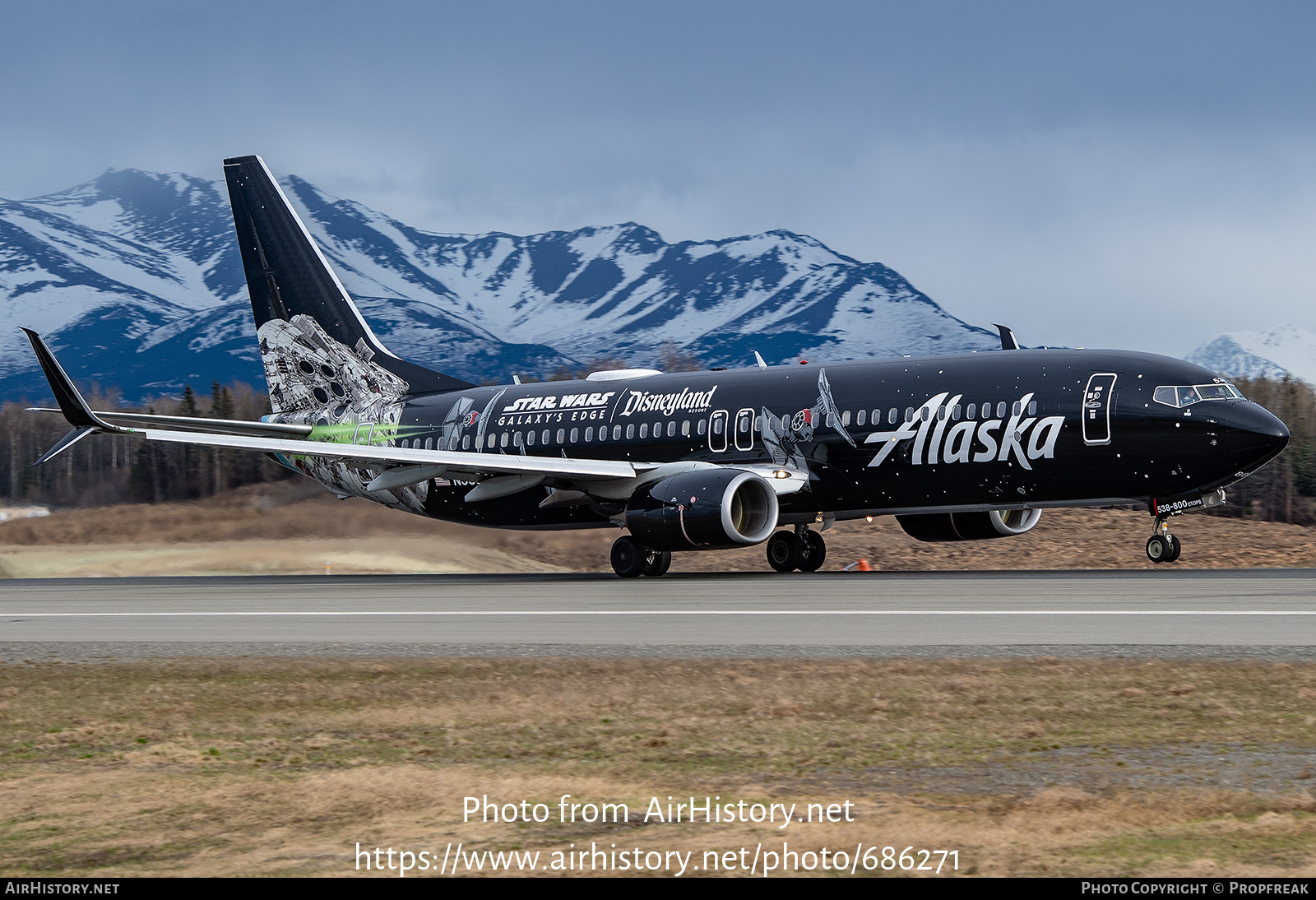 Aircraft Photo of N538AS | Boeing 737-890 | Alaska Airlines | AirHistory.net #686271