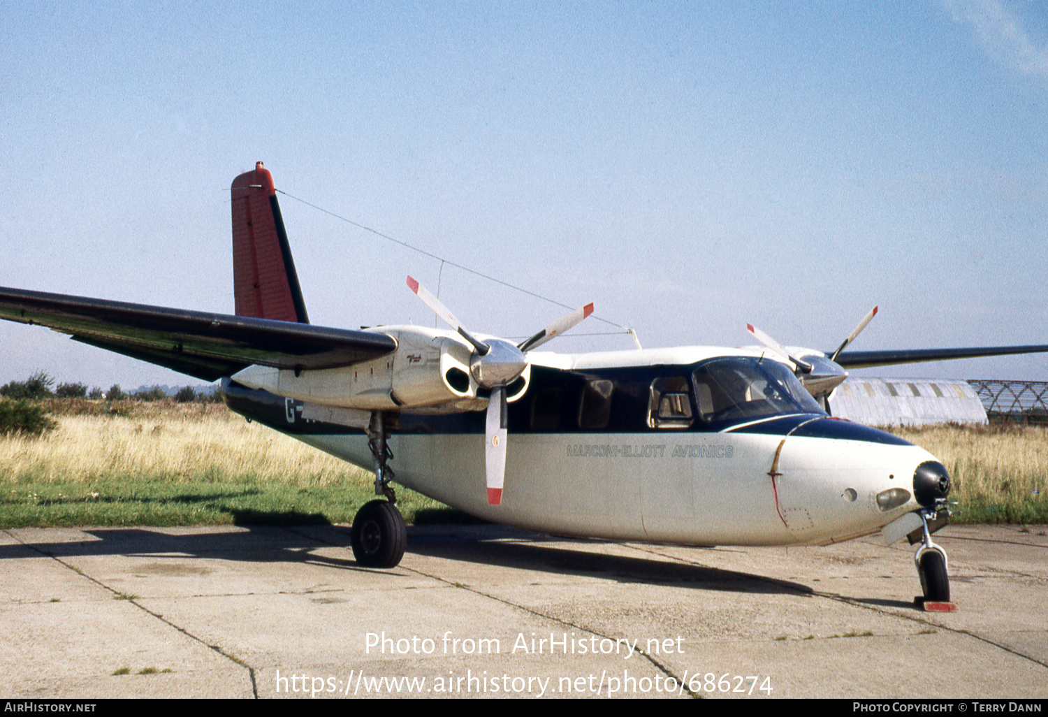 Aircraft Photo of G-ATWN | Aero Commander 680F Commander | Marconi-Elliott Electronics | AirHistory.net #686274