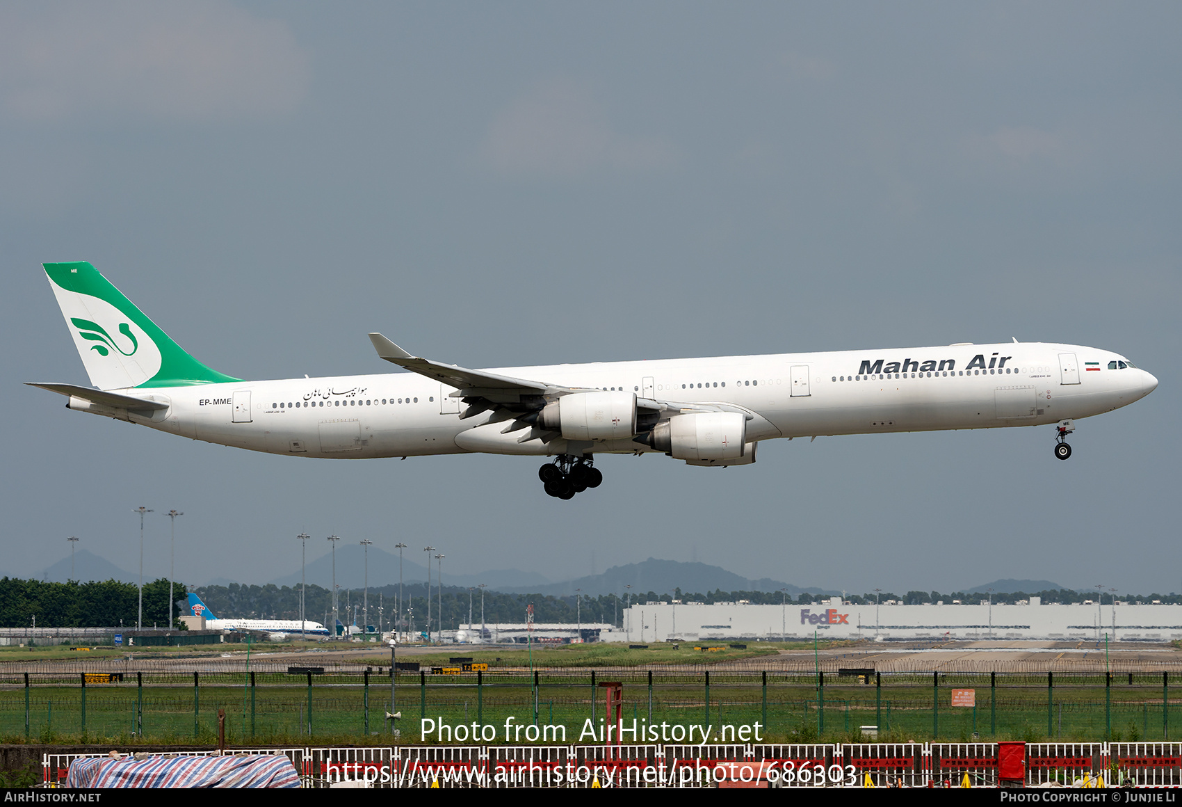 Aircraft Photo of EP-MME | Airbus A340-642 | Mahan Air | AirHistory.net #686303