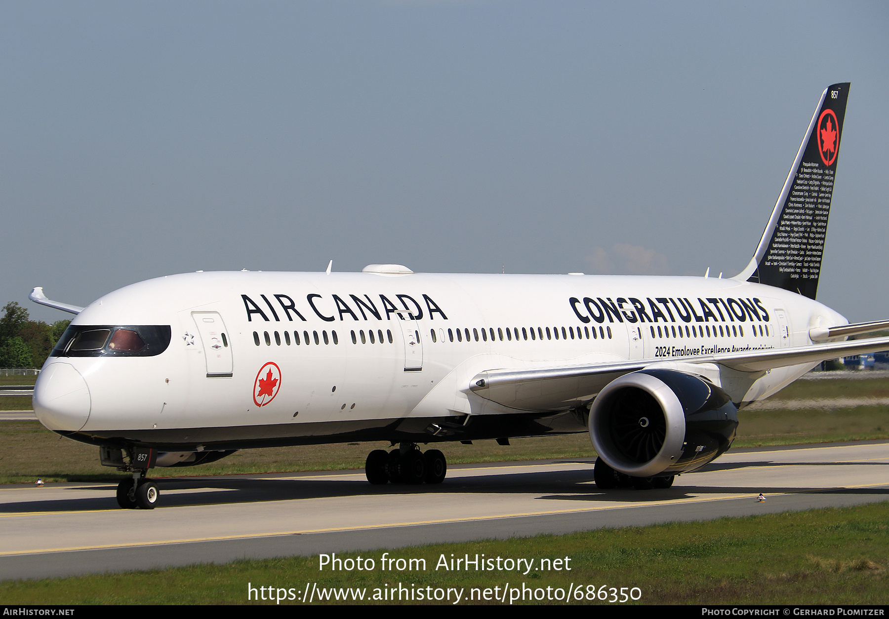 Aircraft Photo of C-FVNB | Boeing 787-9 Dreamliner | Air Canada | AirHistory.net #686350