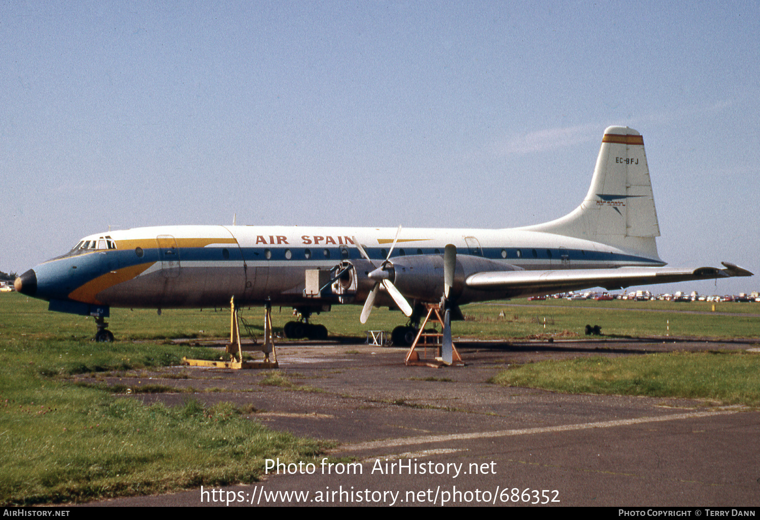 Aircraft Photo of EC-BFJ | Bristol 175 Britannia 312 | Air Spain | AirHistory.net #686352