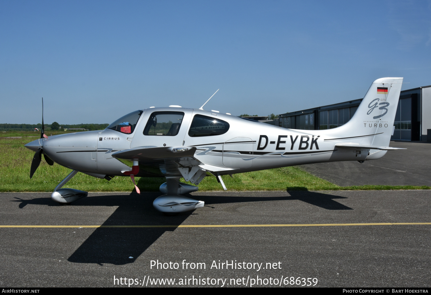 Aircraft Photo of D-EYBK | Cirrus SR-22 G3-GTS Turbo | AirHistory.net #686359