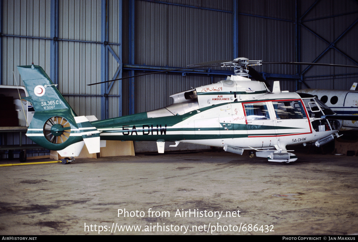 Aircraft Photo of 5A-DHW | Aerospatiale SA-365C-2 Dauphin 2 | Libyan Air Ambulance | AirHistory.net #686432
