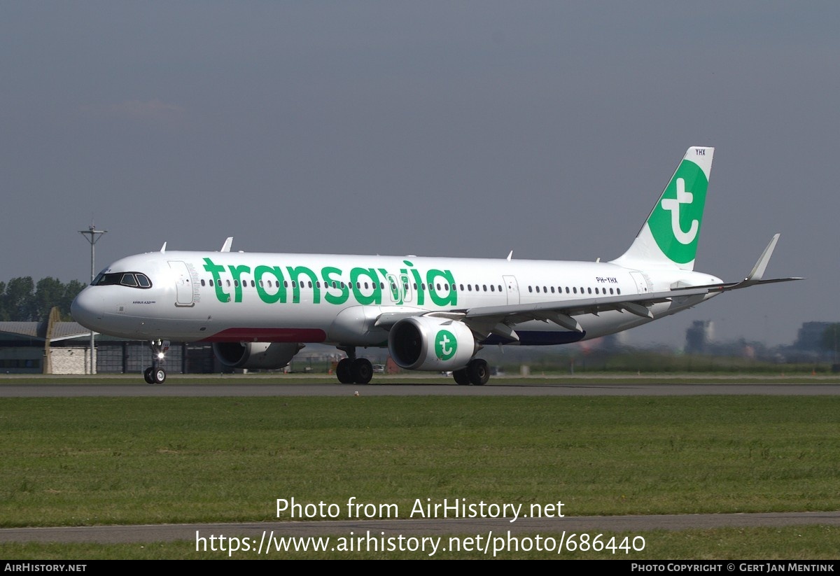 Aircraft Photo of PH-YHX | Airbus A321-252NX | Transavia | AirHistory.net #686440