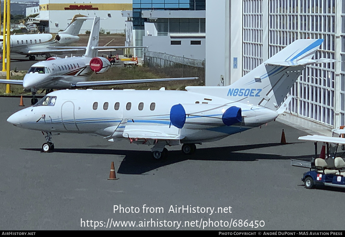 Aircraft Photo of N850EZ | Raytheon Hawker 850XP | AirHistory.net #686450