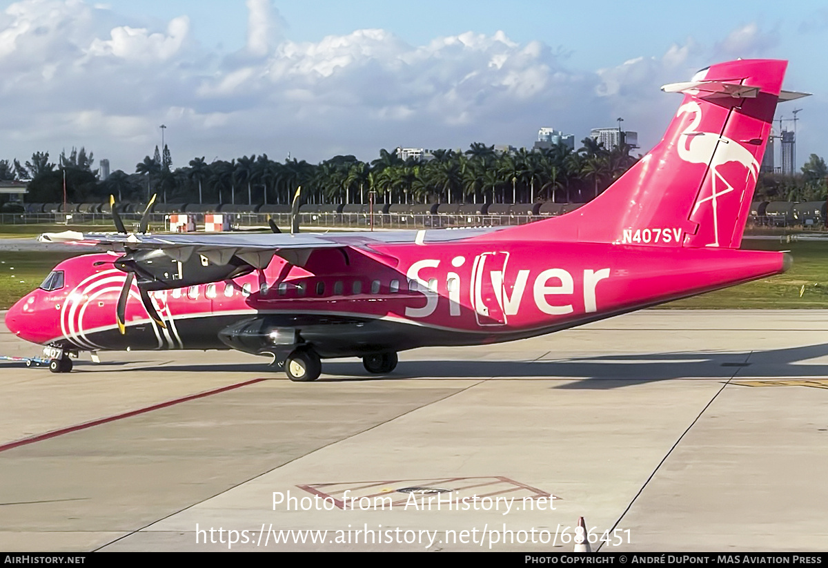 Aircraft Photo of N407SV | ATR ATR-42-500 | Silver Airways | AirHistory.net #686451