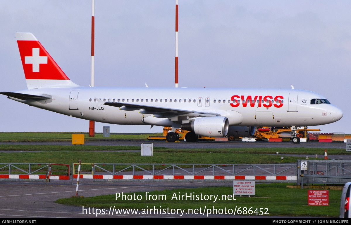 Aircraft Photo of HB-JLQ | Airbus A320-214 | Swiss International Air Lines | AirHistory.net #686452