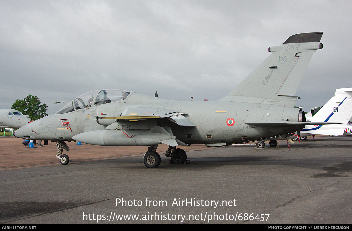 Aircraft Photo of MM55043 | AMX International AMX-T | Italy - Air Force | AirHistory.net #686457