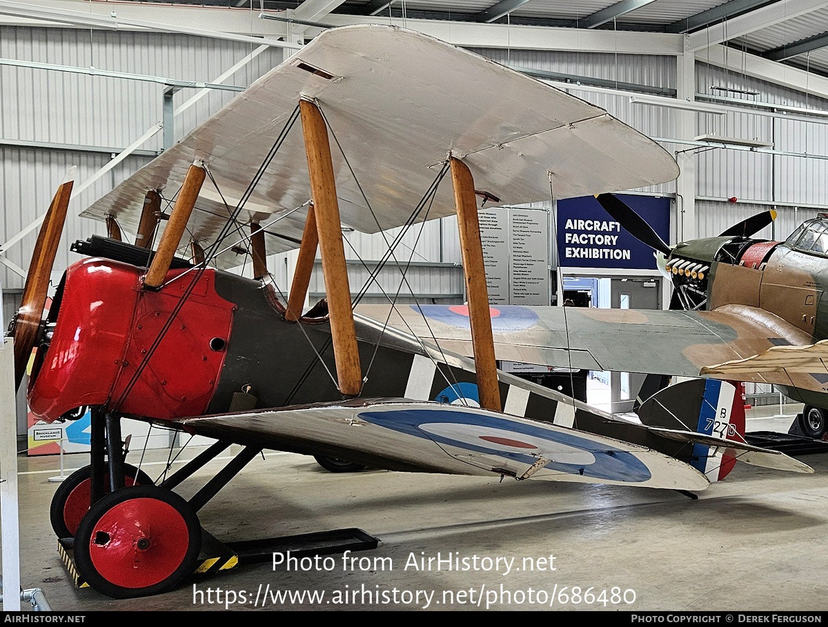 Aircraft Photo of B7270 | Sopwith F-1 Camel Replica | UK - Air Force | AirHistory.net #686480