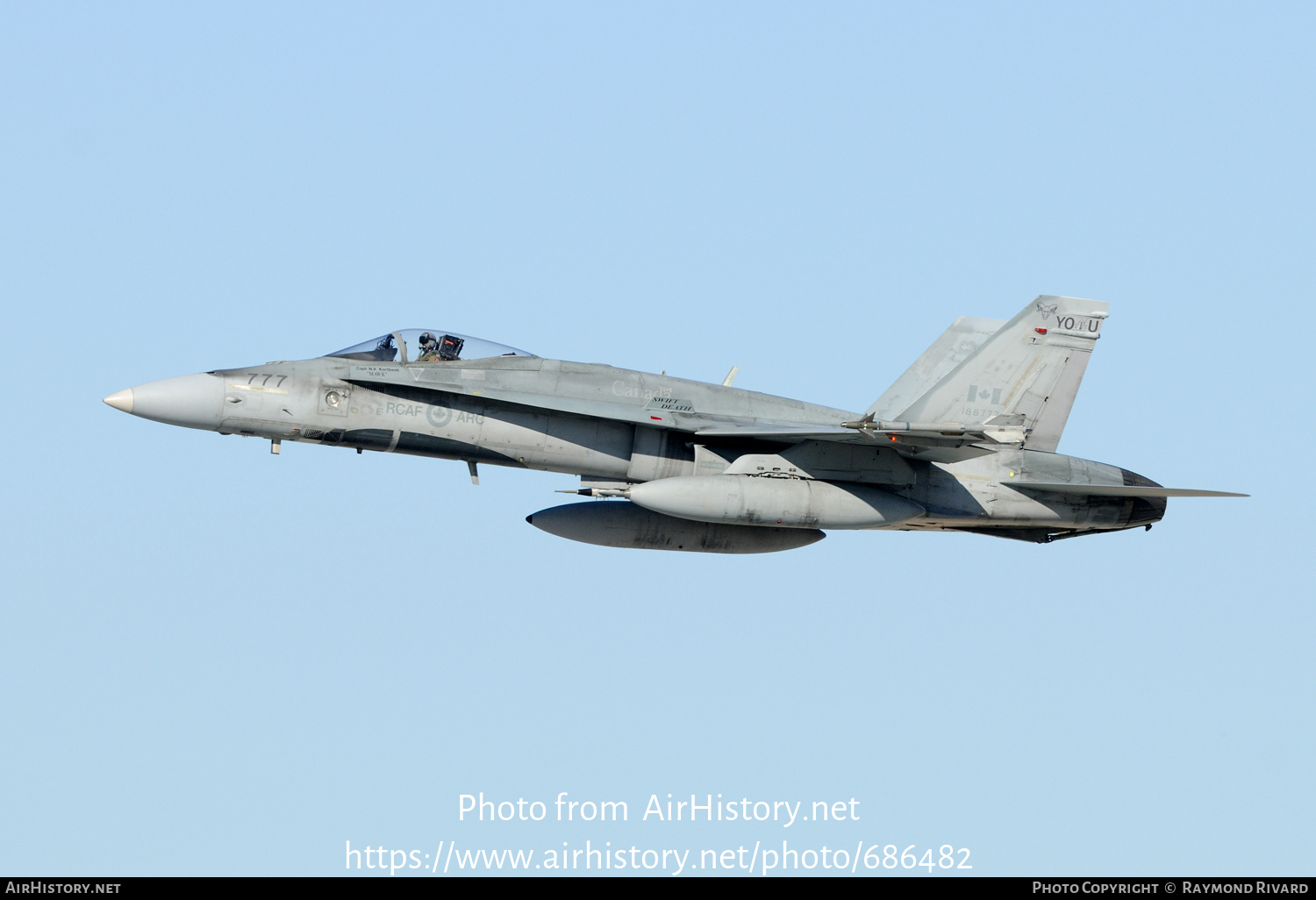 Aircraft Photo of 188777 / 777 | McDonnell Douglas CF-188 Hornet | Canada - Air Force | AirHistory.net #686482