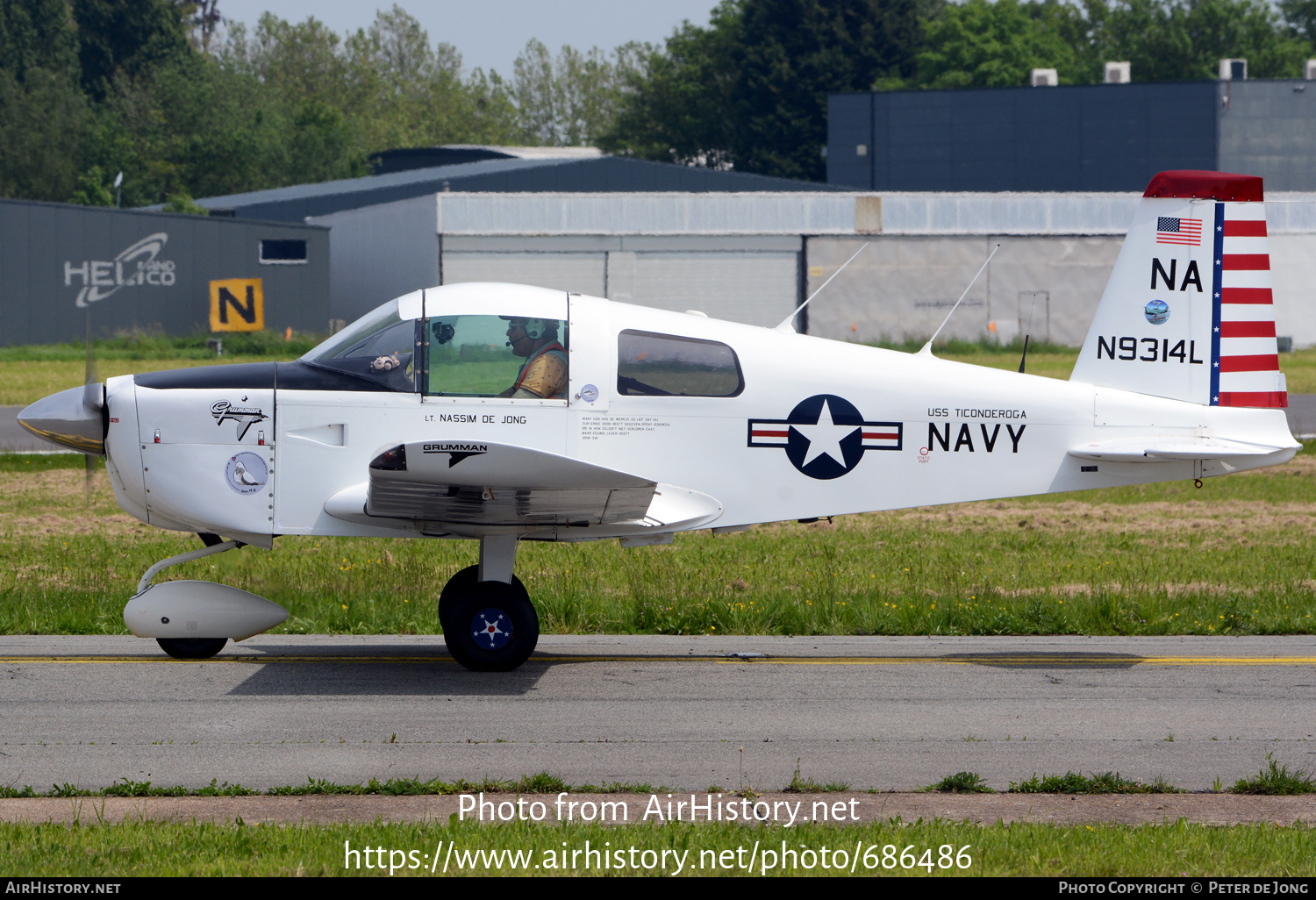 Aircraft Photo of N9314L | Grumman American AA-1A Trainer | USA - Navy | AirHistory.net #686486