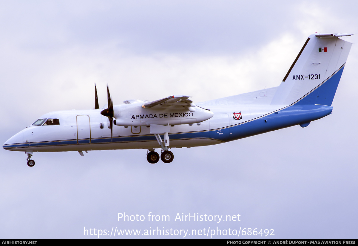Aircraft Photo of ANX-1231 | Bombardier DHC-8-202Q Dash 8 | Mexico - Navy | AirHistory.net #686492