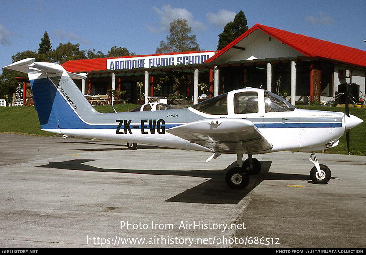Aircraft Photo of ZK-EVG | Piper PA-38-112 Tomahawk II | Ardmore Flying School | AirHistory.net #686512