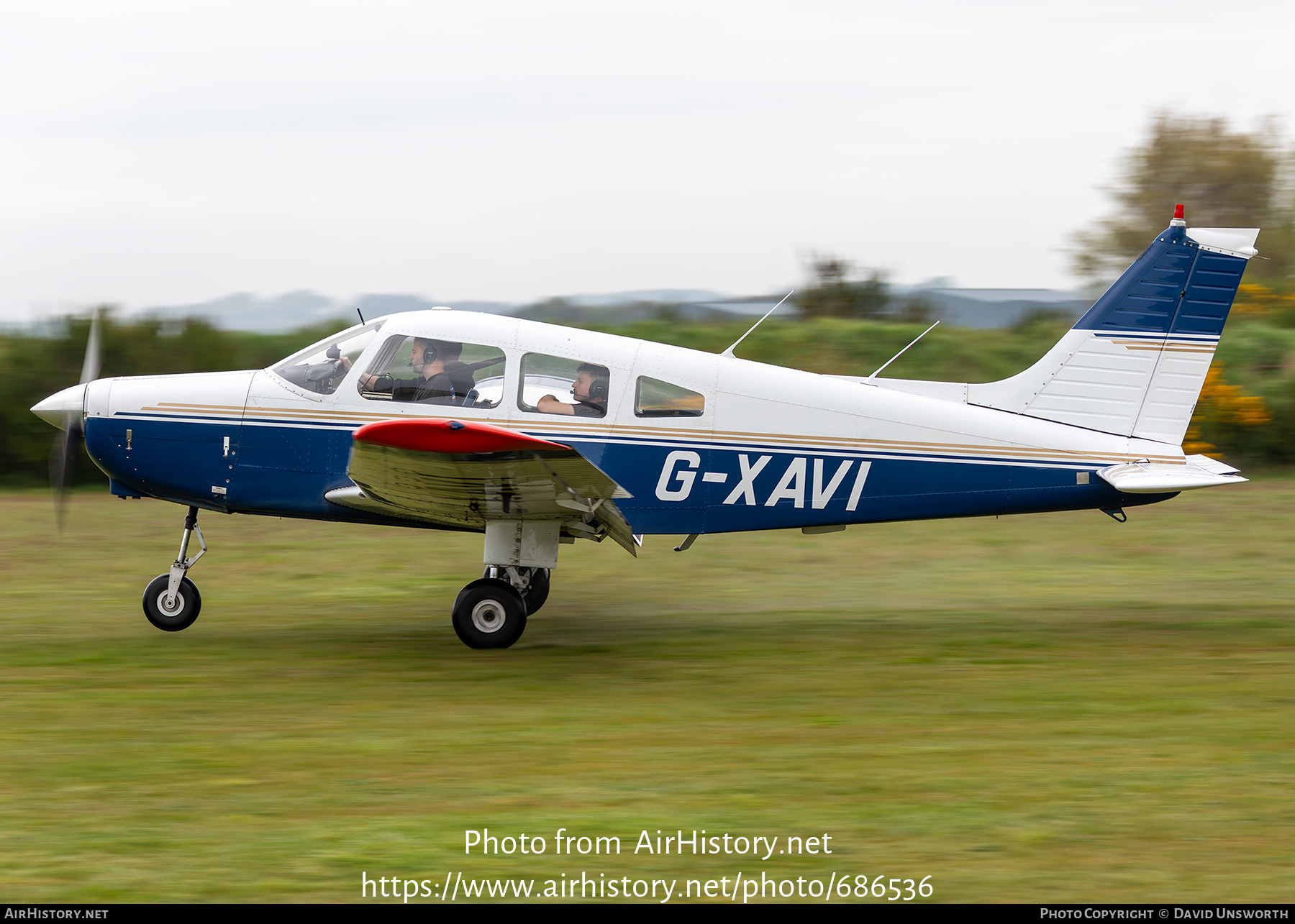 Aircraft Photo of G-XAVI | Piper PA-28-161 Cherokee Warrior II | AirHistory.net #686536