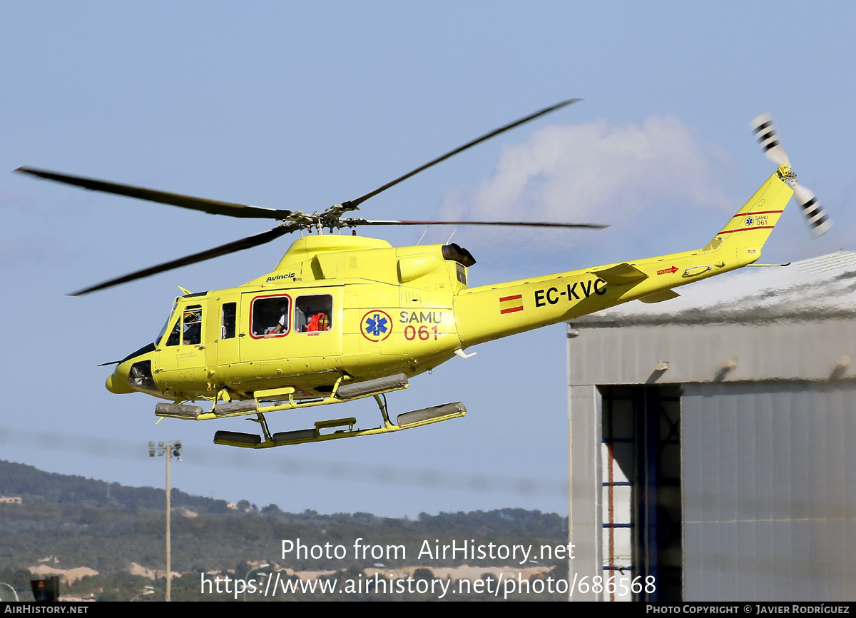 Aircraft Photo of EC-KVC | Bell 412EP | Avincis | AirHistory.net #686568