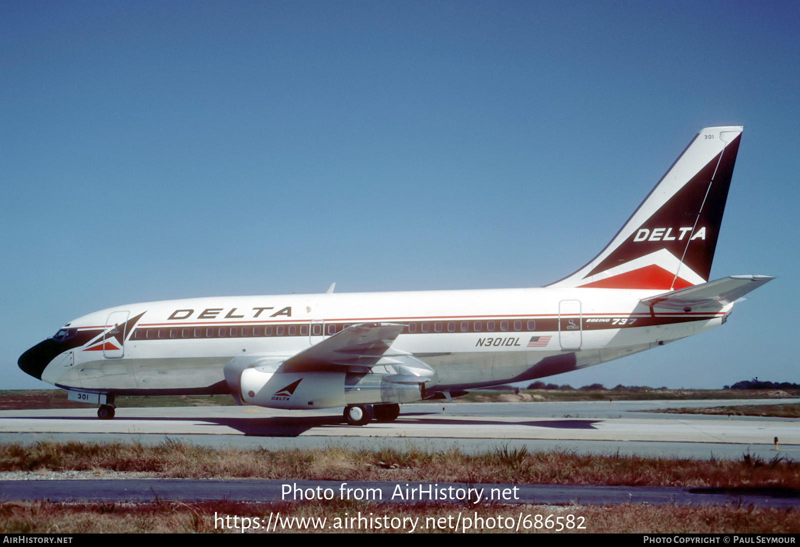 Aircraft Photo of N301DL | Boeing 737-232/Adv | Delta Air Lines | AirHistory.net #686582