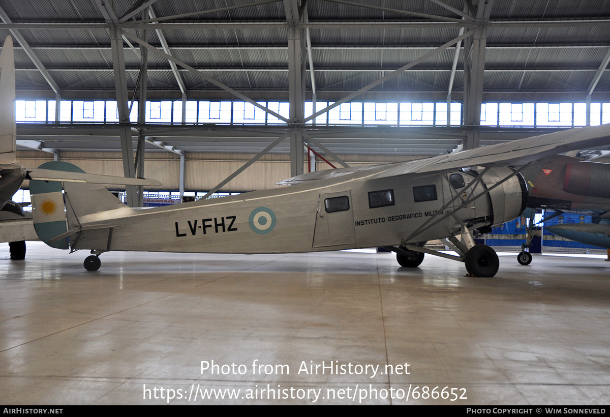 Aircraft Photo of LV-FHZ | Fairchild 82D | Instituto Geográfico Militar | AirHistory.net #686652