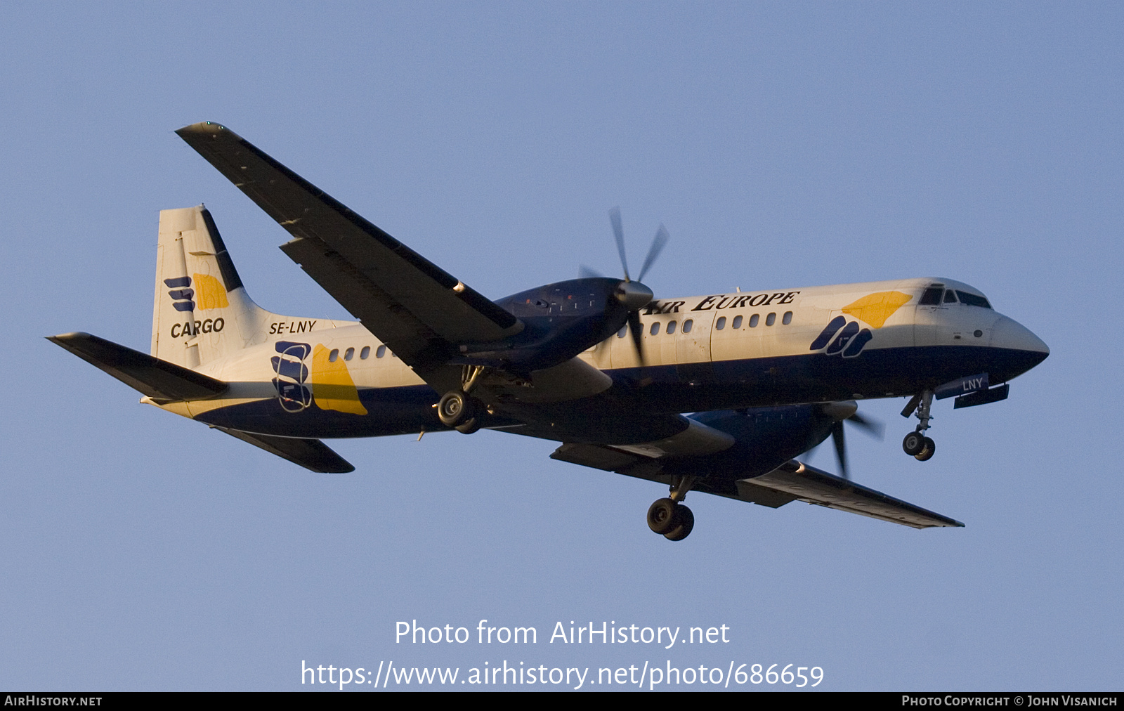 Aircraft Photo of SE-LNY | British Aerospace ATP(LFD) | West Air Europe Cargo | AirHistory.net #686659