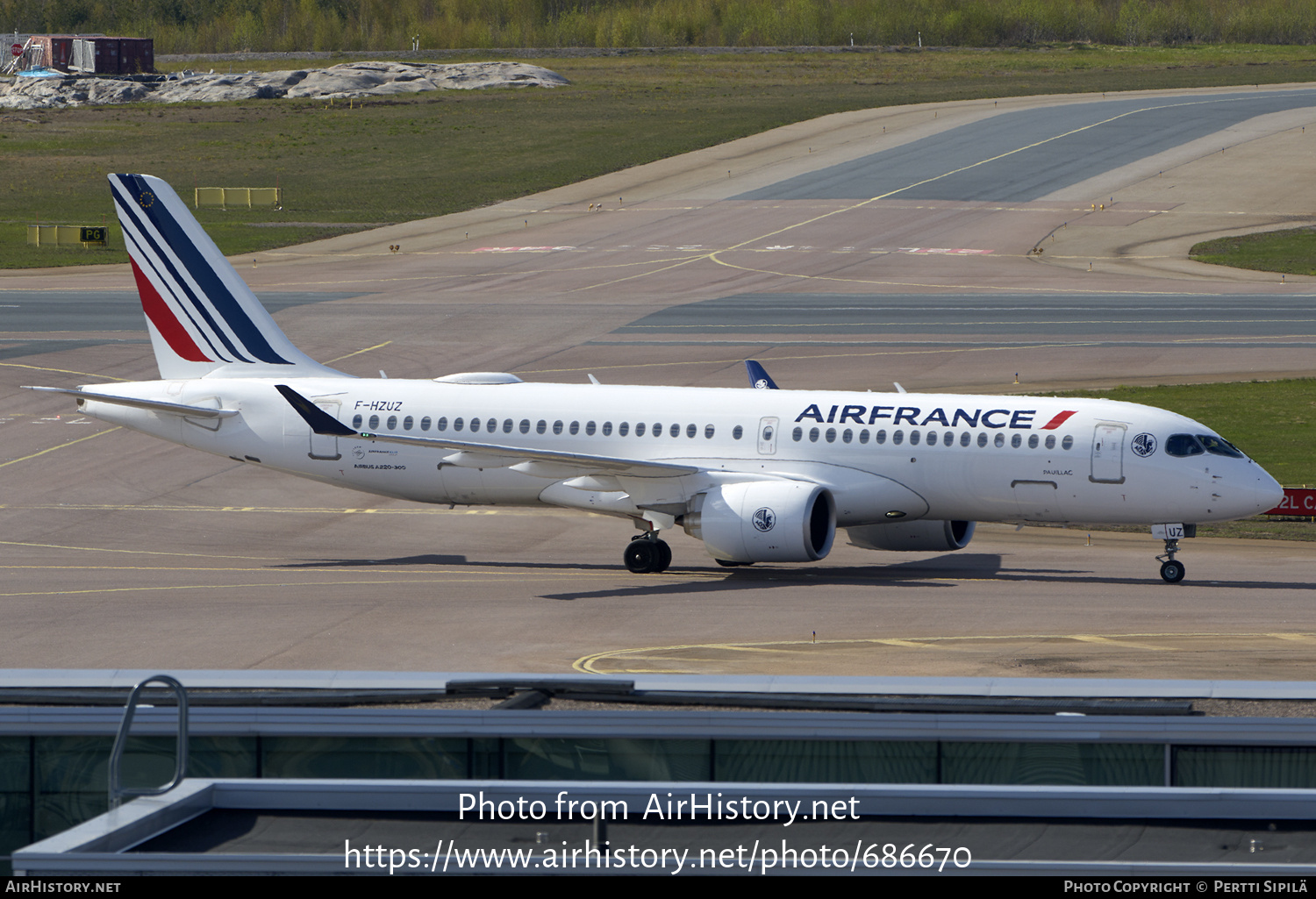 Aircraft Photo of F-HZUZ | Airbus A220-371 (BD-500-1A11) | Air France | AirHistory.net #686670