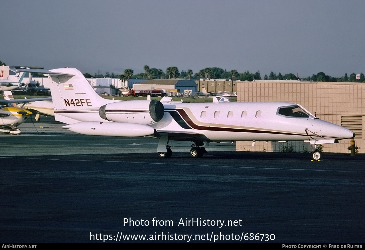 Aircraft Photo of N42FE | Gates Learjet 25B | AirHistory.net #686730