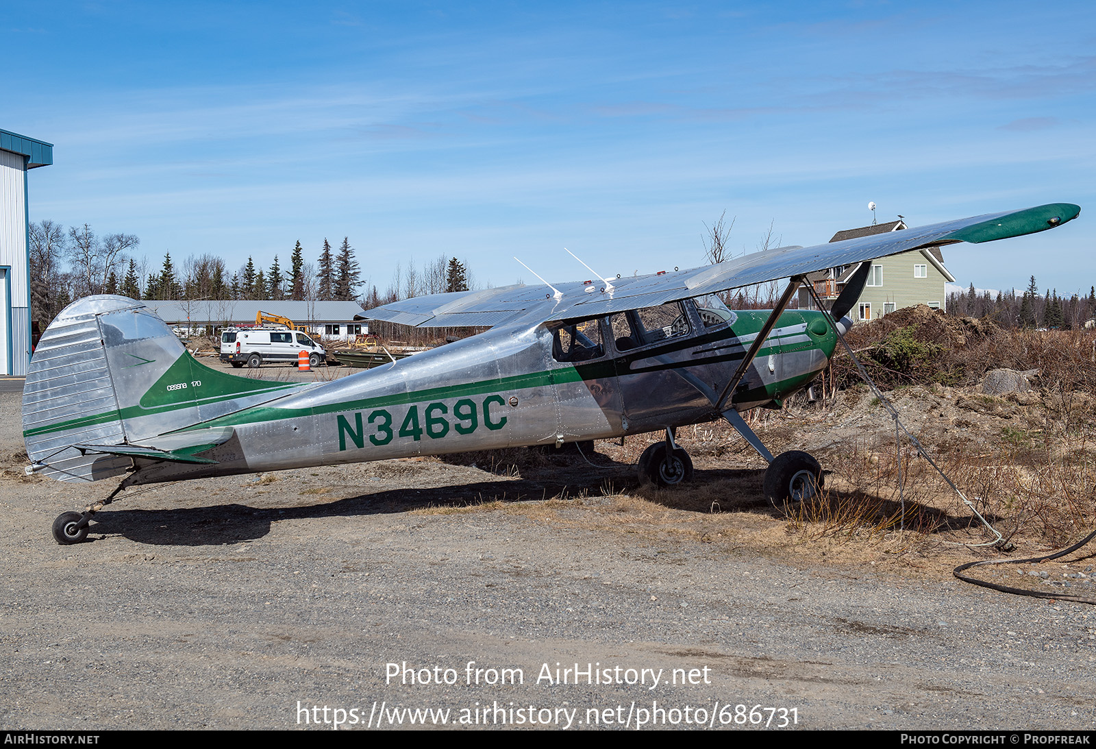 Aircraft Photo of N3469C | Cessna 170B | AirHistory.net #686731