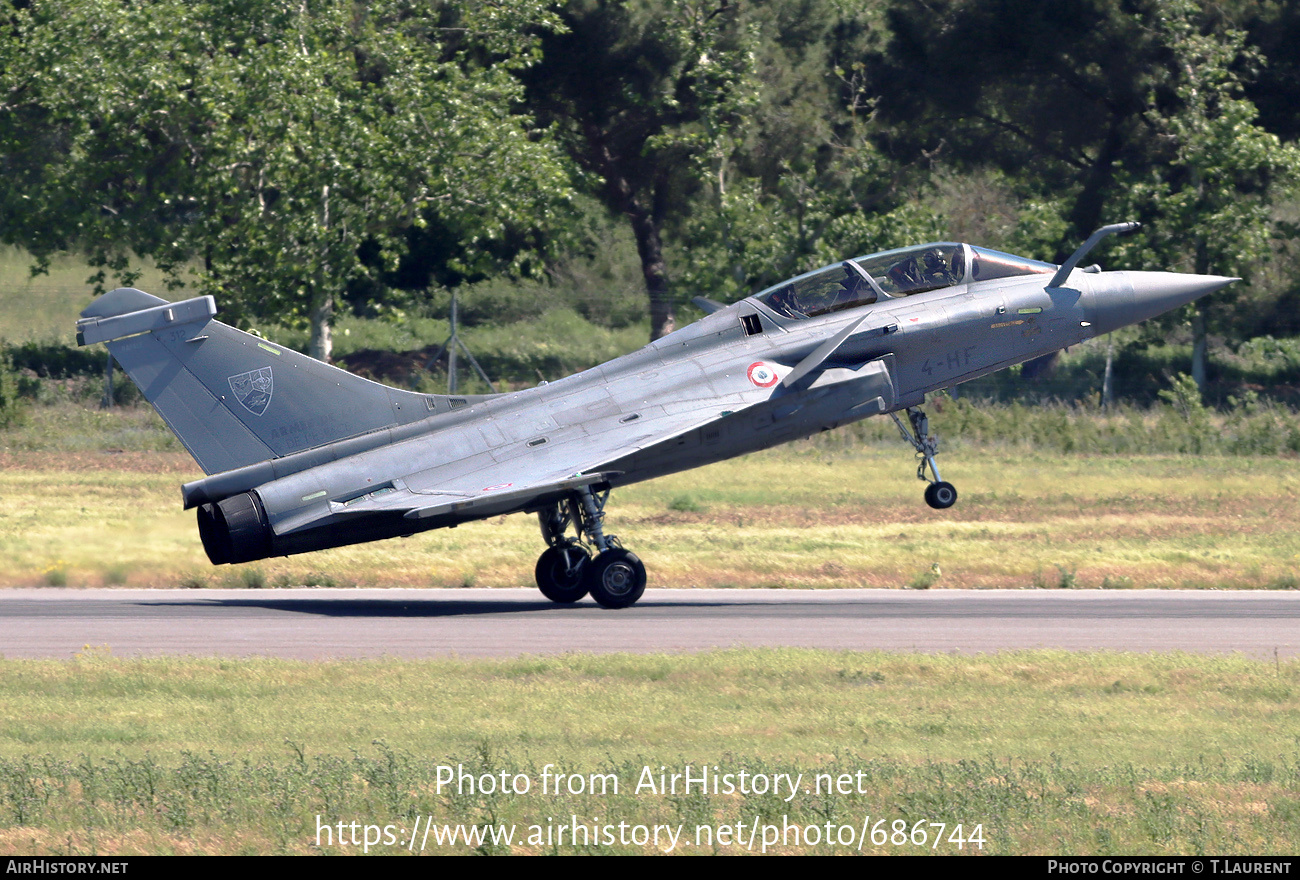 Aircraft Photo of 312 | Dassault Rafale B | France - Air Force | AirHistory.net #686744