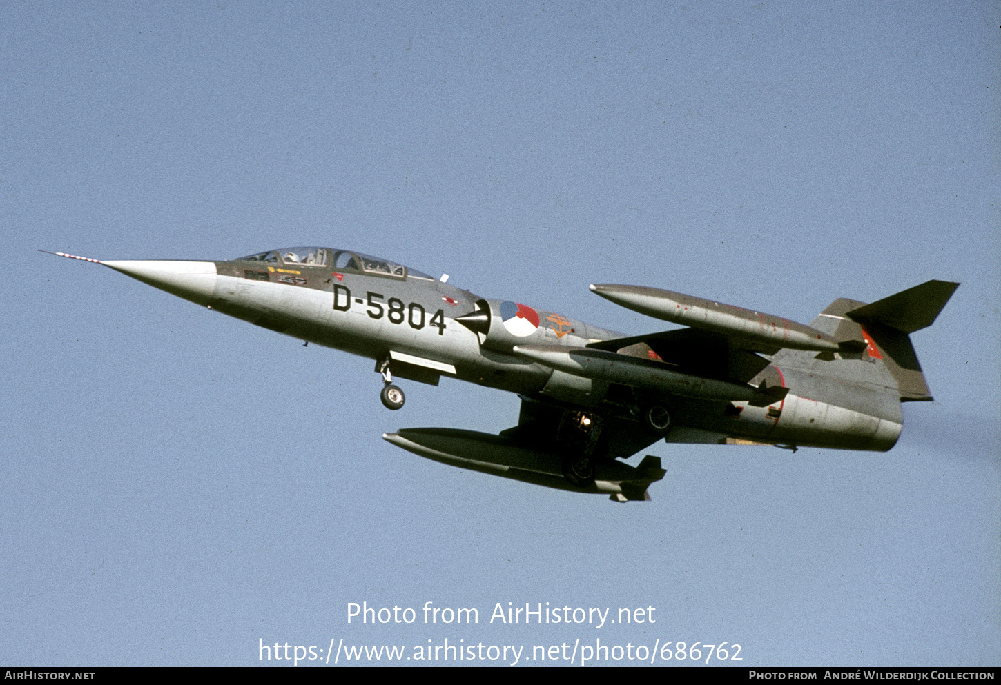 Aircraft Photo of D-5804 | Lockheed TF-104G Starfighter | Netherlands - Air Force | AirHistory.net #686762
