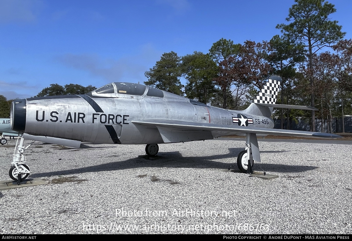 Aircraft Photo of 51-9495 / 51495 | Republic F-84F Thunderstreak | USA - Air Force | AirHistory.net #686763