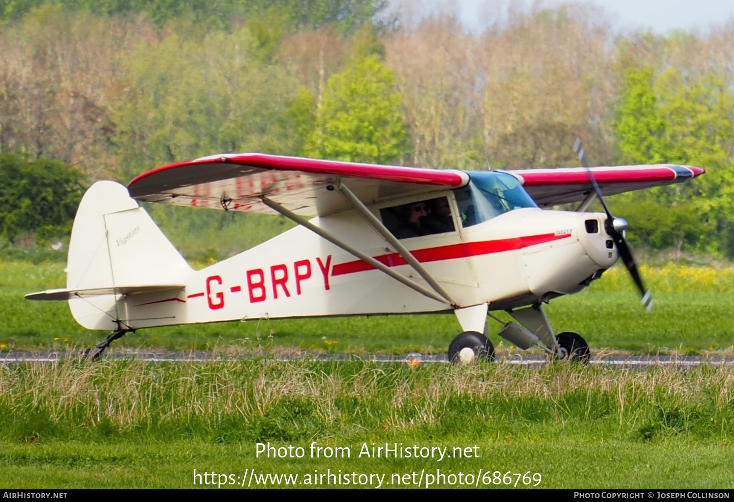 Aircraft Photo of G-BRPY | Piper PA-15 Vagabond | AirHistory.net #686769