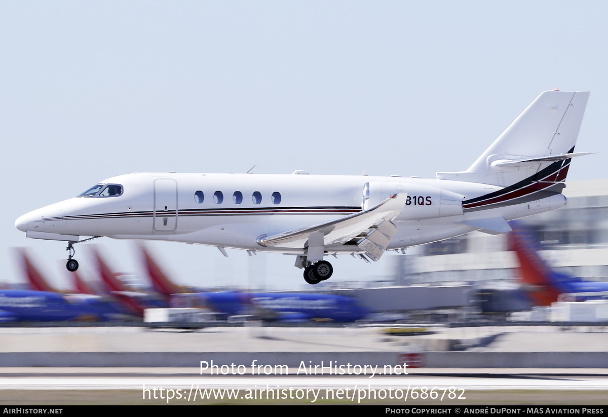 Aircraft Photo of N581QS | Cessna 680A Citation Latitude | AirHistory.net #686782