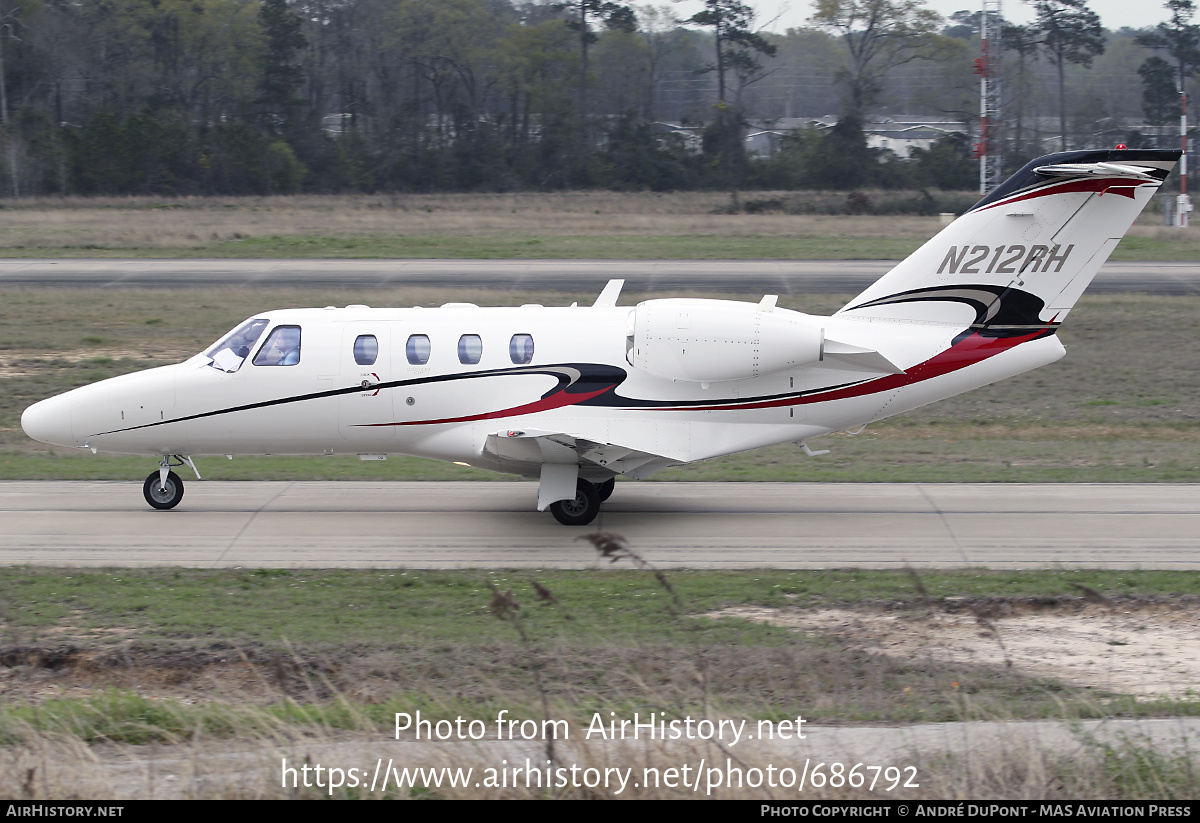 Aircraft Photo of N212RH | Cessna 525 CitationJet CJ1 | AirHistory.net #686792