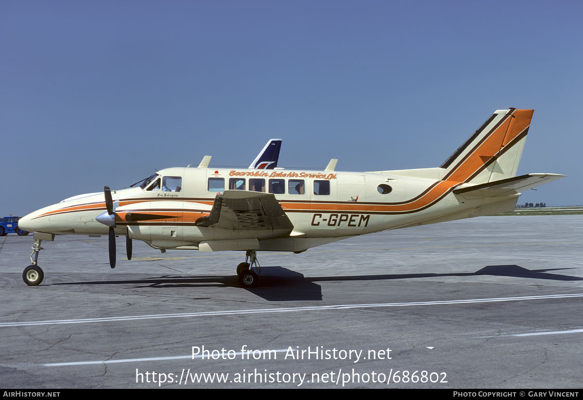Aircraft Photo of C-GPEM | Beech 99 Airliner | Bearskin Lake Air Service | AirHistory.net #686802