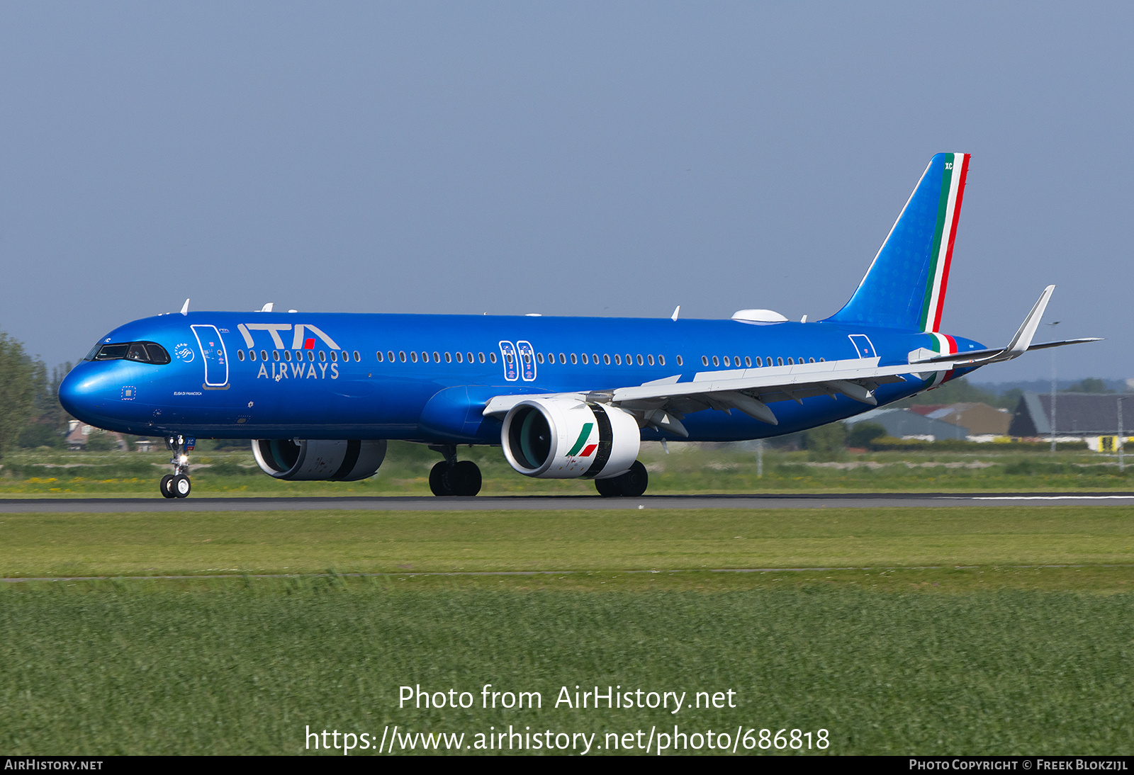 Aircraft Photo of EI-HXC | Airbus A321-271NX | ITA Airways | AirHistory.net #686818