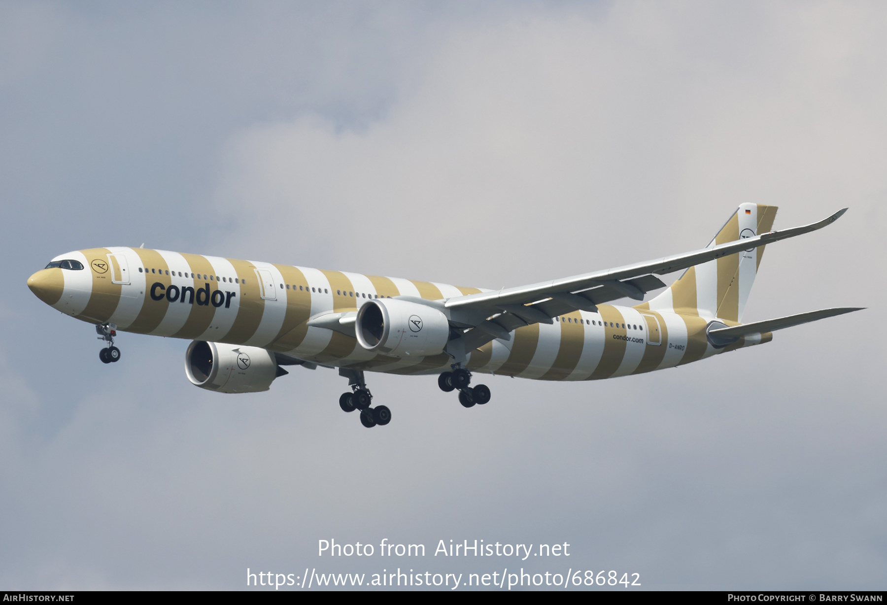 Aircraft Photo of D-ANRO | Airbus A330-941N | Condor Flugdienst | AirHistory.net #686842