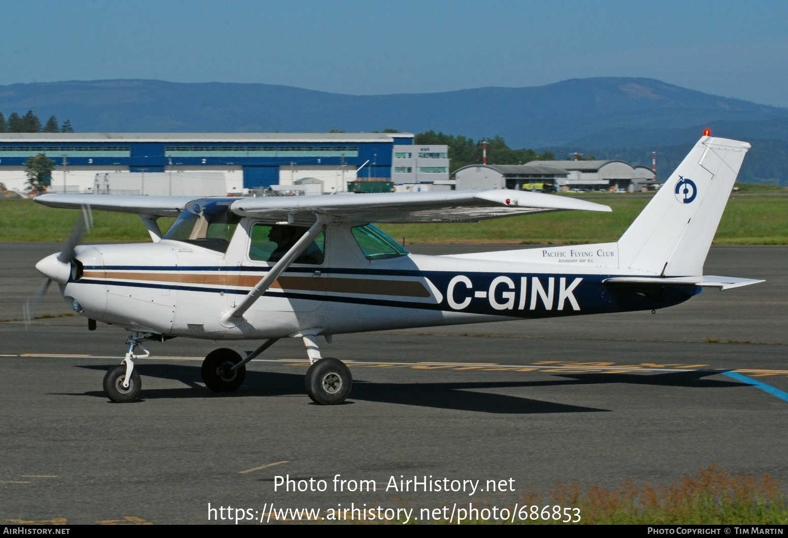 Aircraft Photo of C-GINK | Cessna 152 | Pacific Flying Club | AirHistory.net #686853