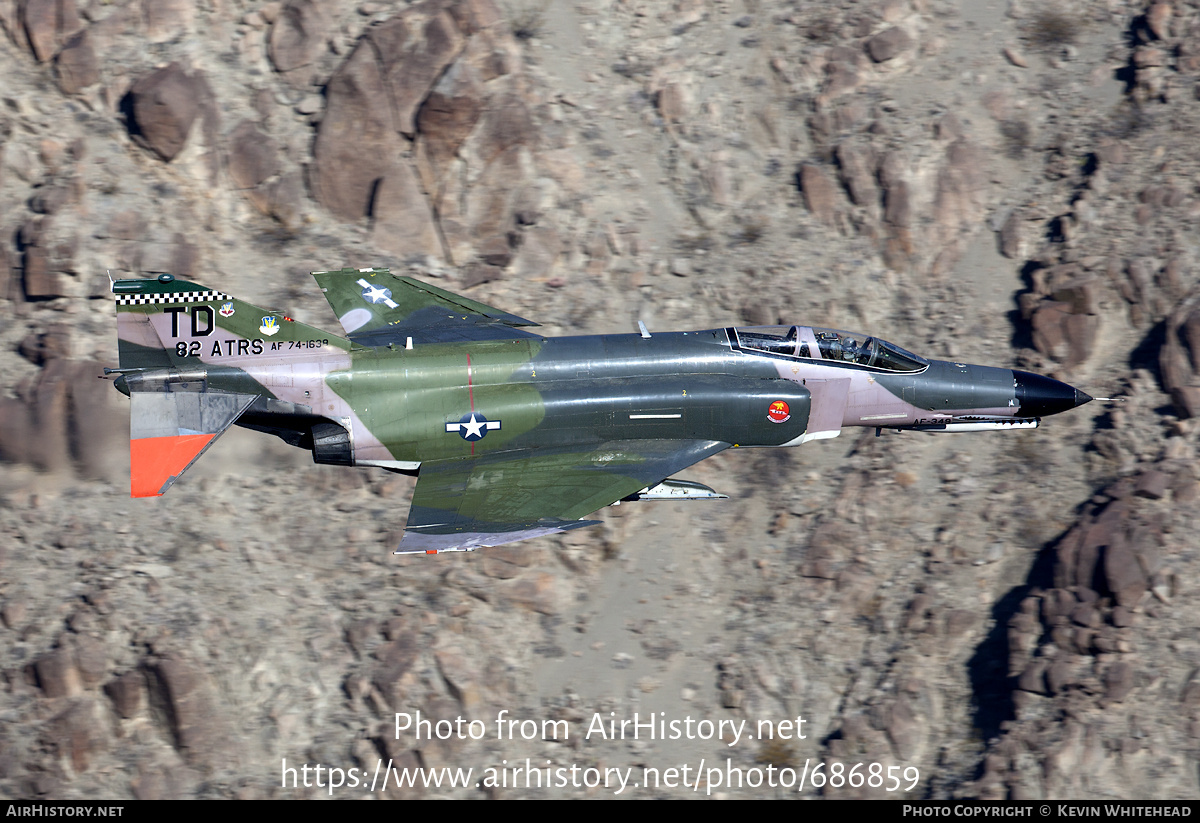 Aircraft Photo of 74-1638 | McDonnell Douglas QF-4E Phantom II | USA ...