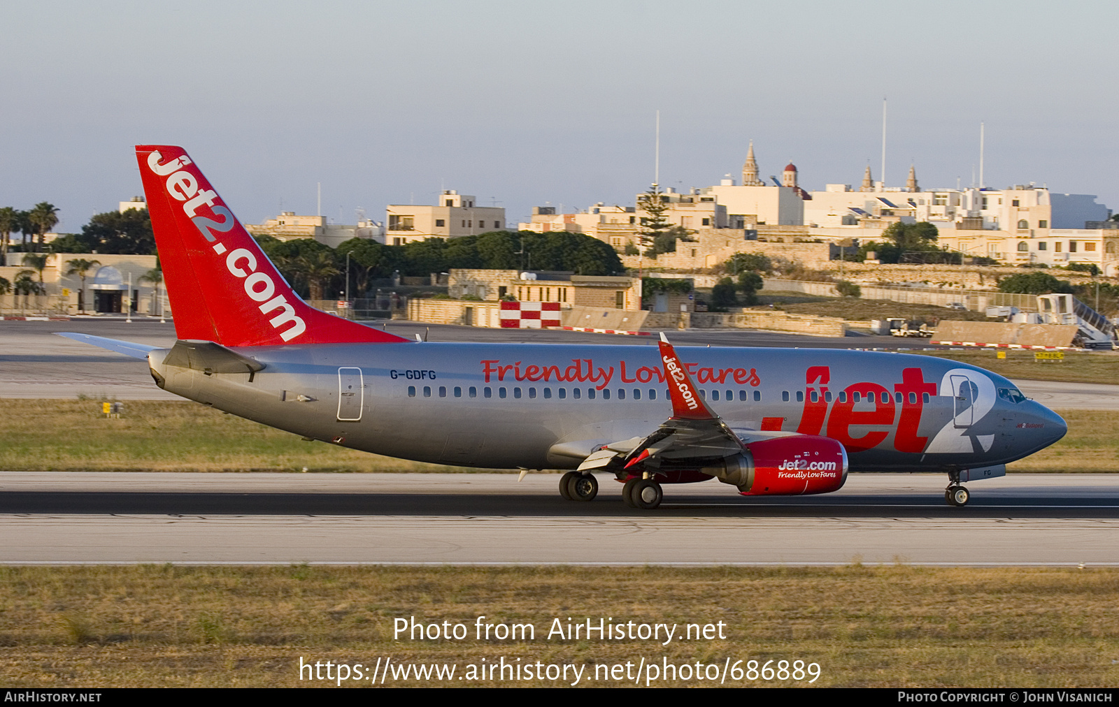 Aircraft Photo of G-GDFG | Boeing 737-36Q | Jet2 | AirHistory.net #686889