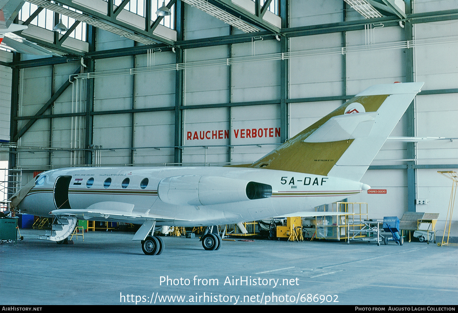 Aircraft Photo of 5A-DAF | Dassault Falcon 20C | Libyan Arab Airlines | AirHistory.net #686902