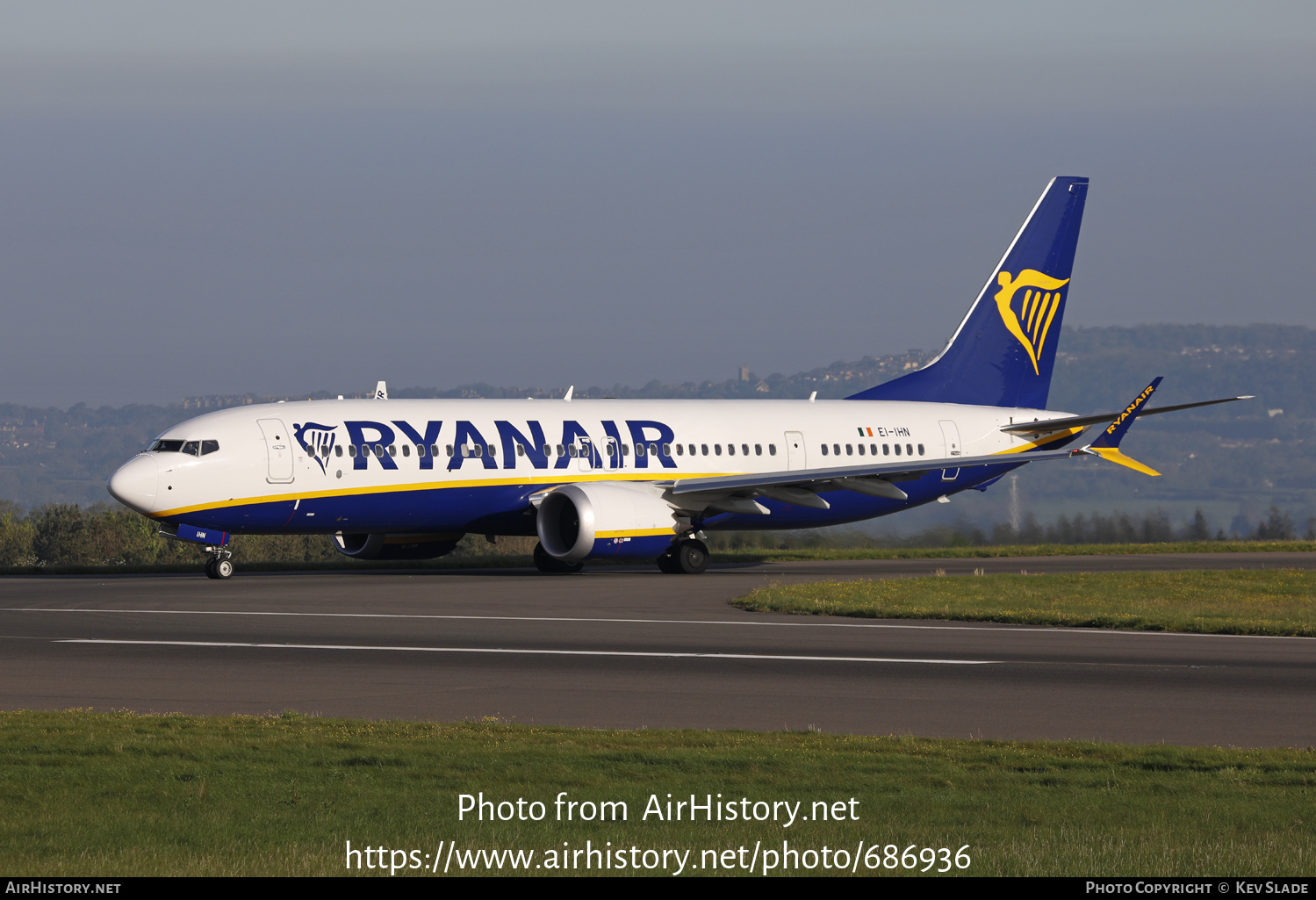 Aircraft Photo of EI-IHN | Boeing 737-8200 Max 200 | Ryanair | AirHistory.net #686936