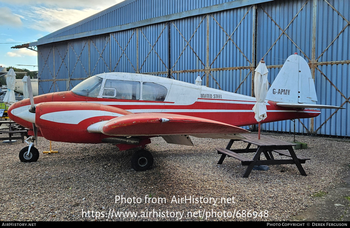 Aircraft Photo of G-APMY | Piper PA-23-160 Apache | United Steel Companies | AirHistory.net #686948